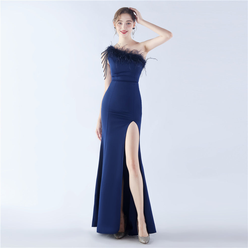 Exhibition and Wedding Evening Formal Gown