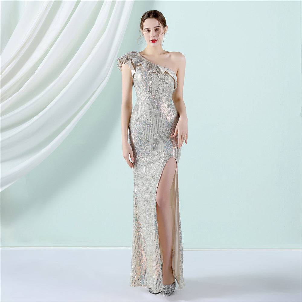 One Shoulder Formal Dress