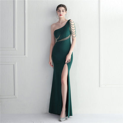 One Shoulder Long Formal Dress