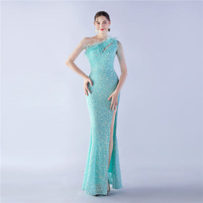 Side Split Formal Dress
