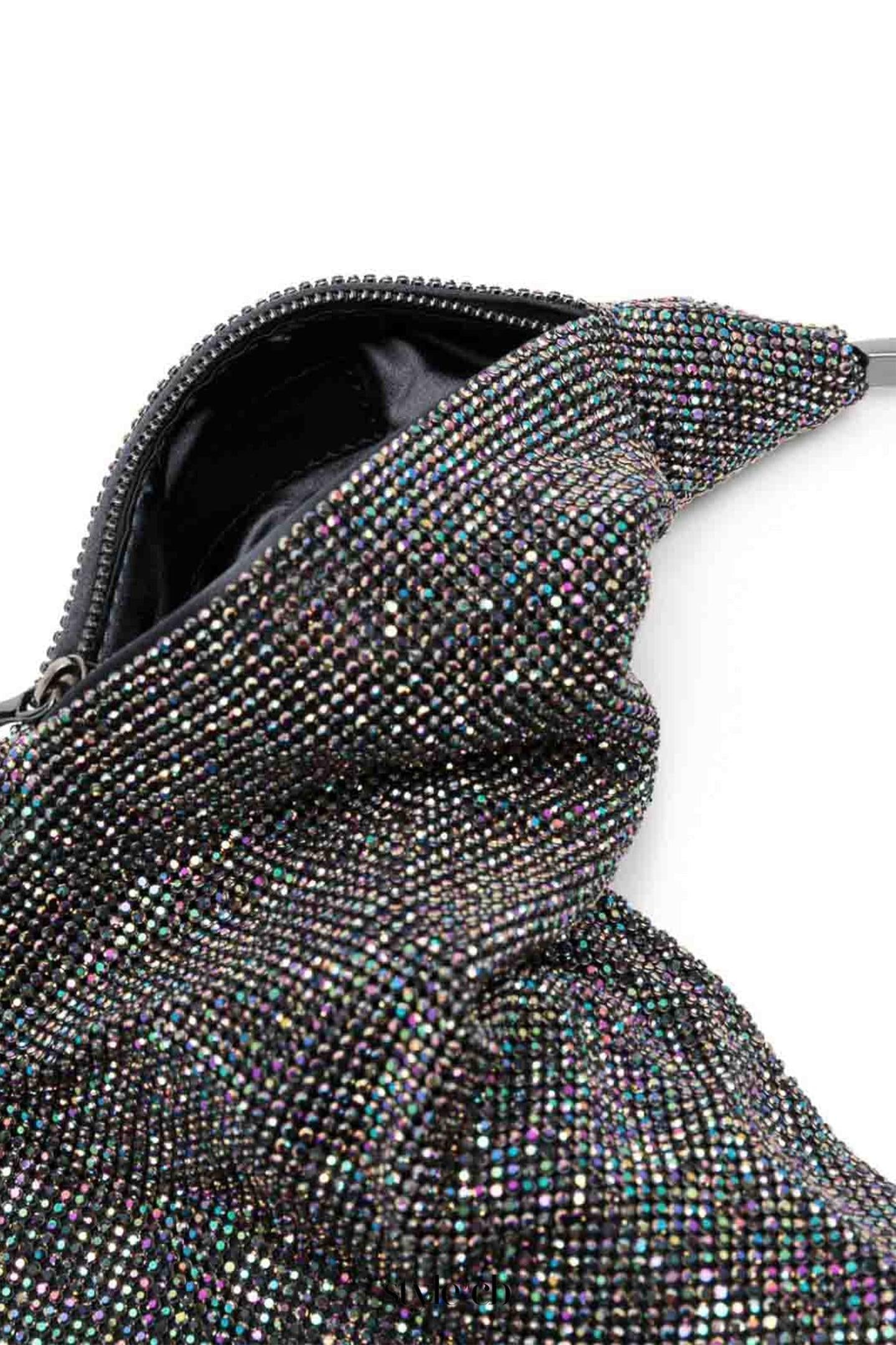 Rhinestone Embellished Tote Bag