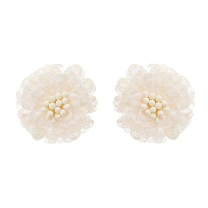 Juana floral-motif earrings