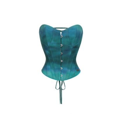 Emeline Blue Corset and Long Skirt