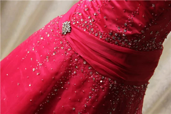 Rose Red Back-Strap Tutu Skirt