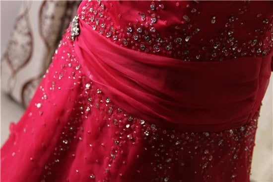 Rose Red Back-Strap Tutu Skirt