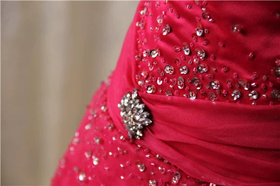 Rose Red Back-Strap Tutu Skirt