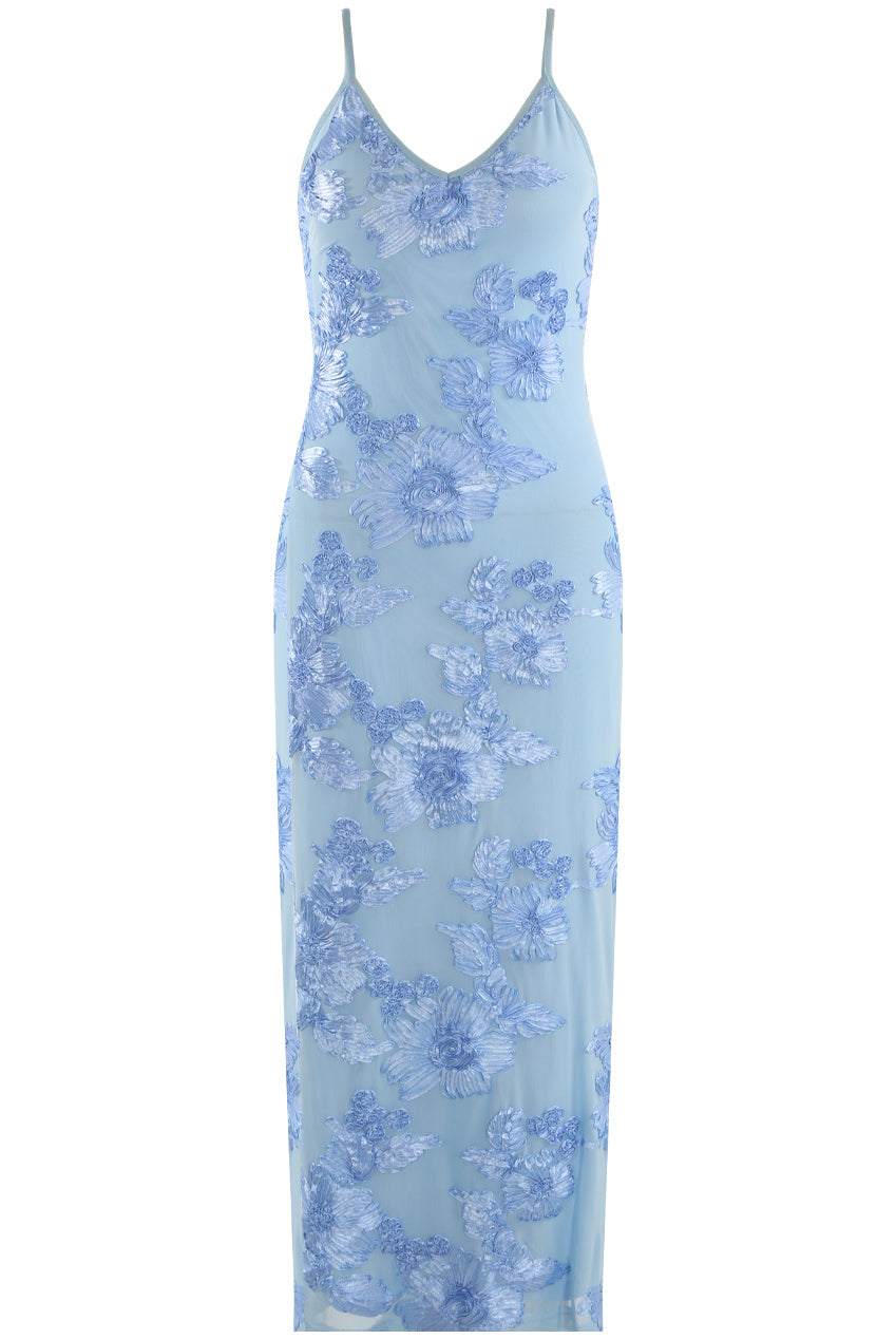 Floral Lace Lined Cami Midi Dress