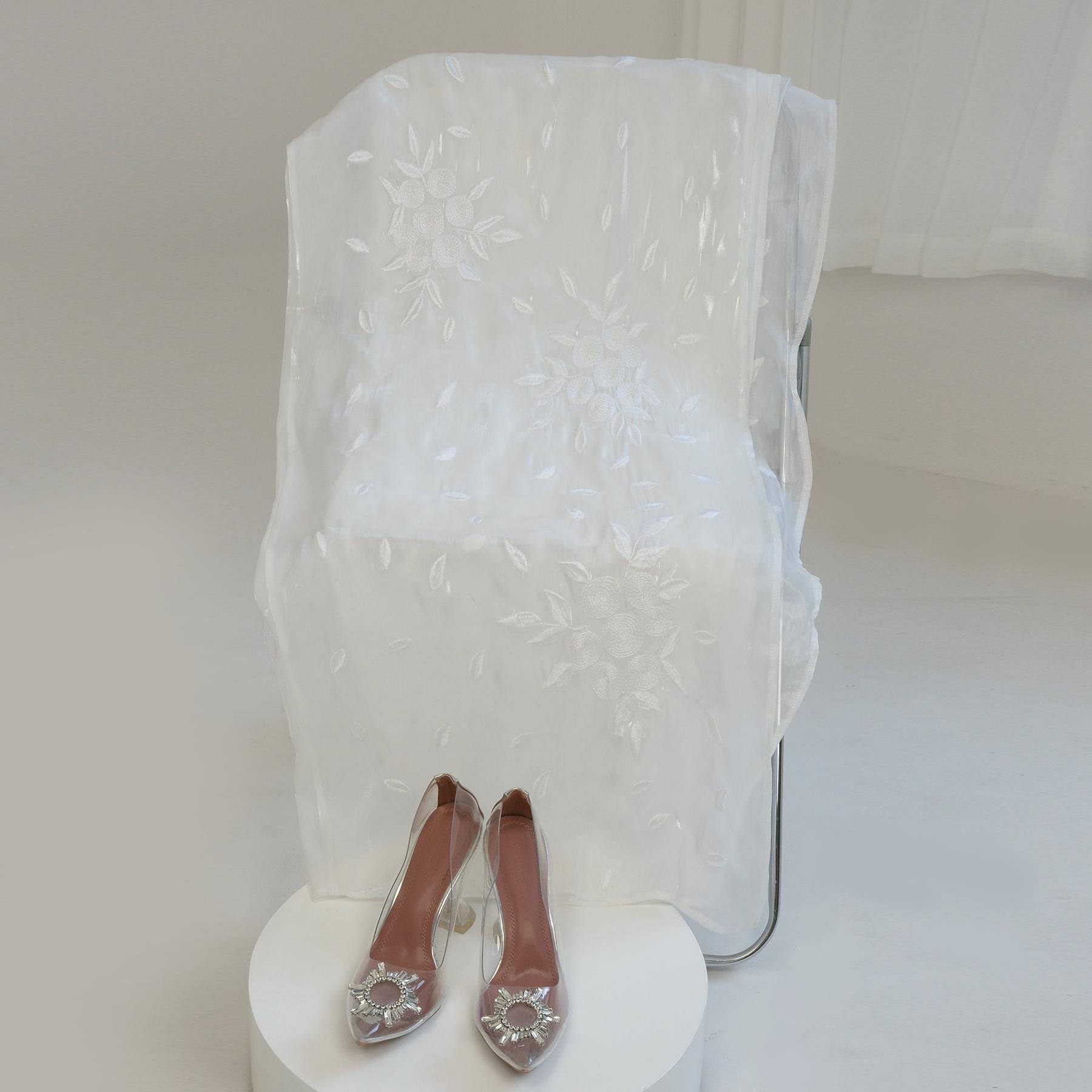 HASASERIES HS1015 1pcs Cardigan Printed Bubble Sleeves Elegant Long Skirt