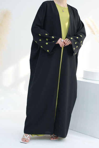 Four-leaf Clover Embroidered Elegant Cardigan