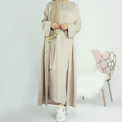 2pcs Set Cardigan+Inner Dress