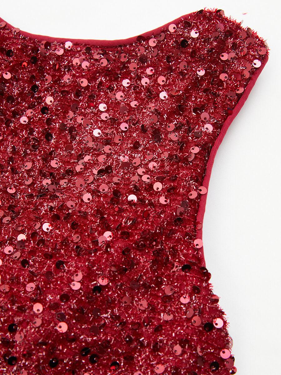 Crew Neck Mermaid Evening Dress