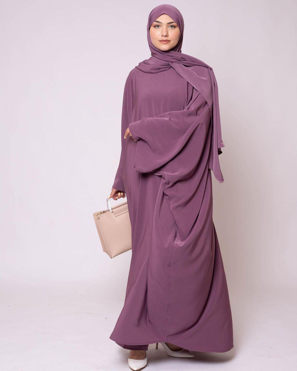 2pcs Set ROBE DRESS Hijab+ Abaya