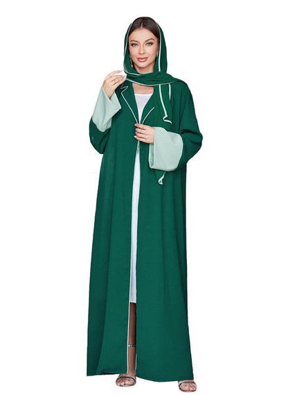 2pcs Set  Cardigan with Hijab