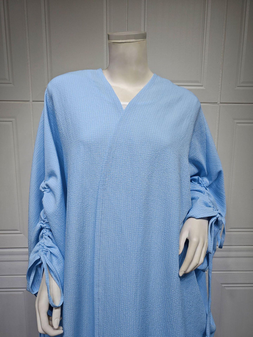 Muslim Solid Bat Sleeves Casual Cardigan