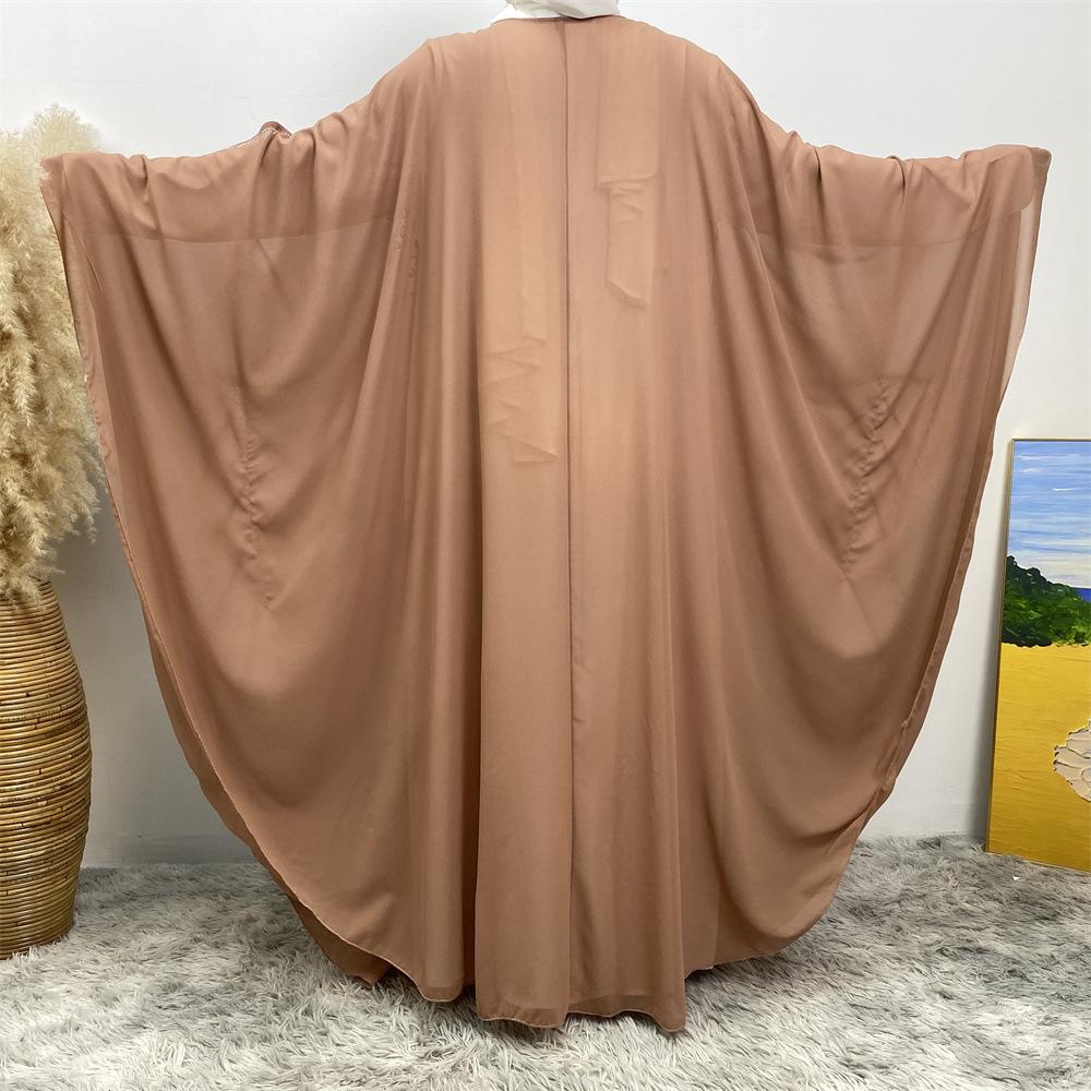 Muslim Rhinestone Cardigan Dress