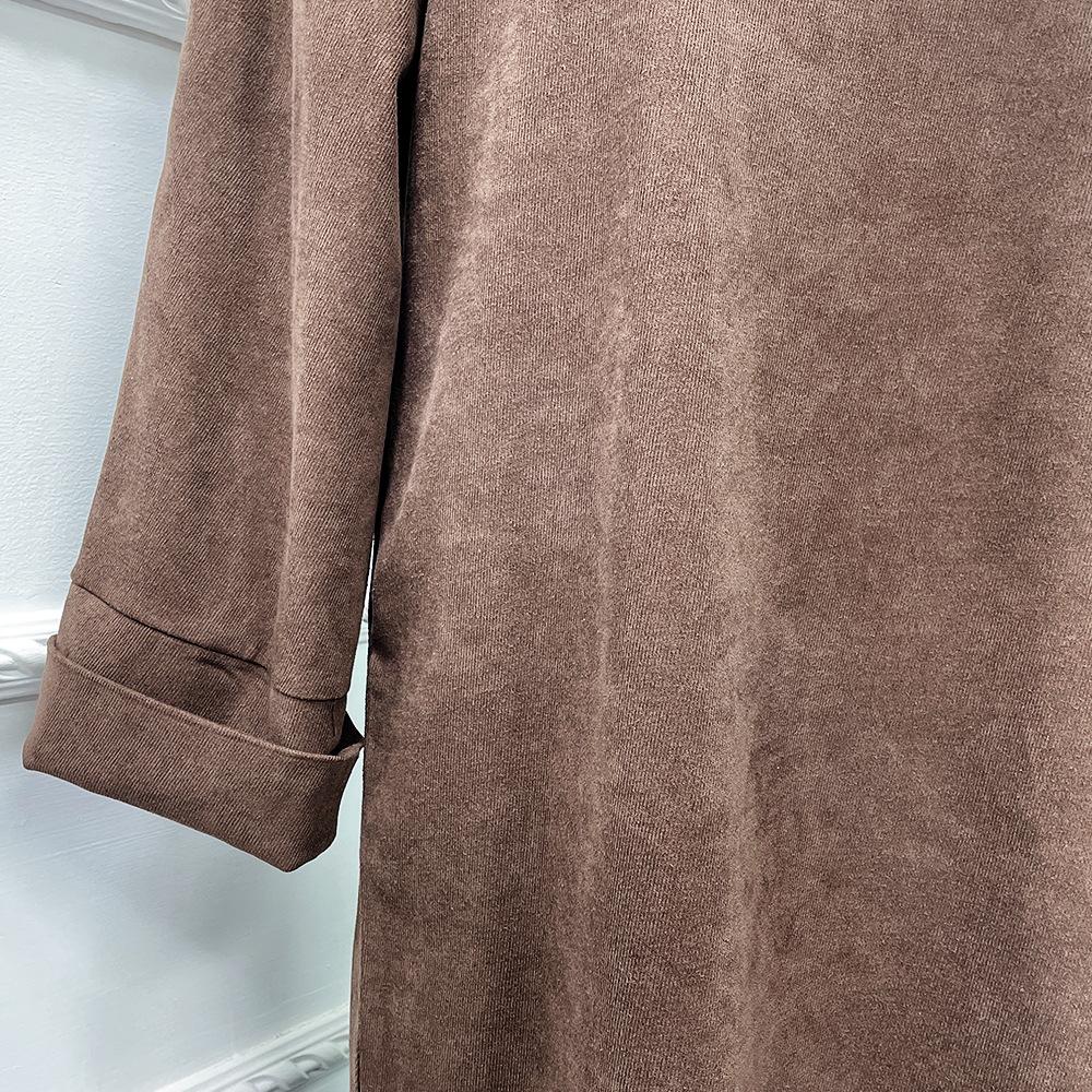 Solid Color Tunic Dress