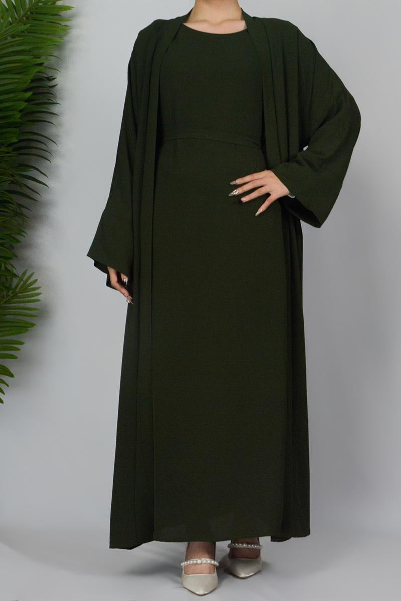 2PCS Set of Soft Robes with Lined Dresses