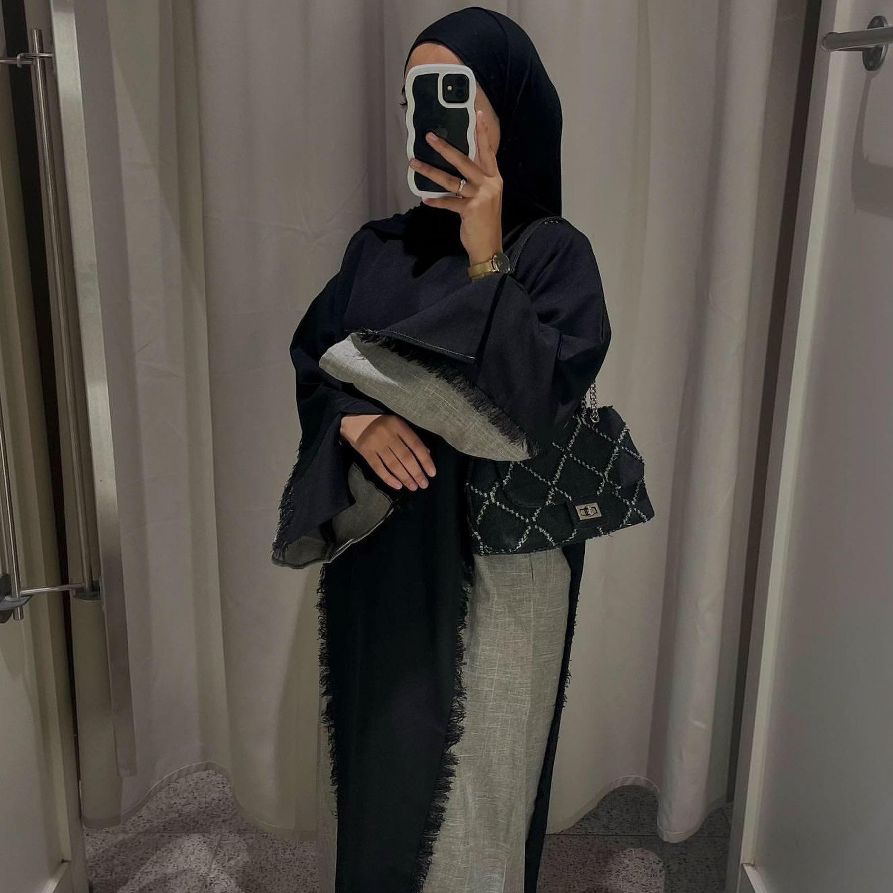 Stylish Patchwork Robe - Cardigan and Dress Style