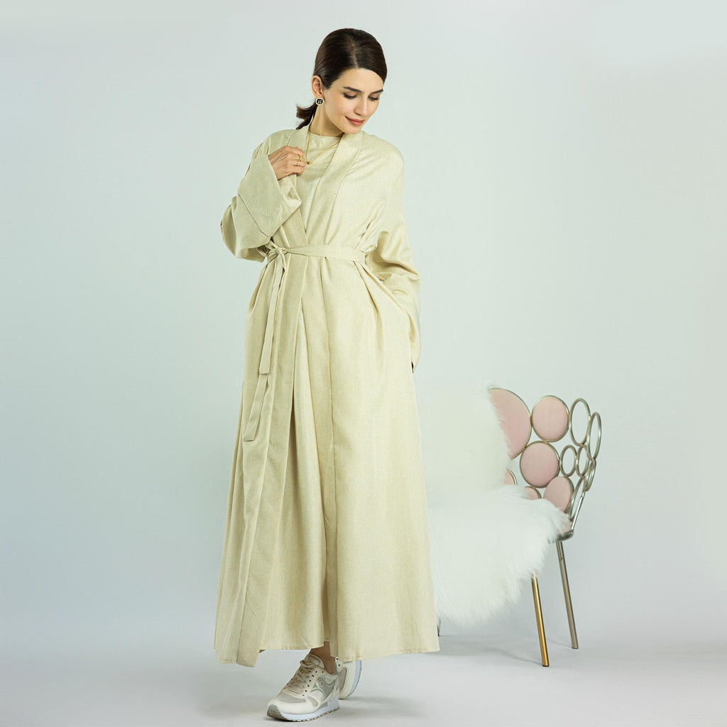 2pcs Set Cardigan+Inner Dress