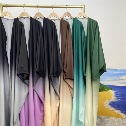 Loose Gradient Cardigan Abaya
