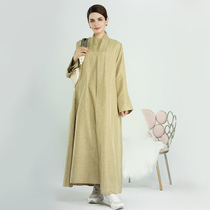 2pcs Set Cardigan+Inner Dress