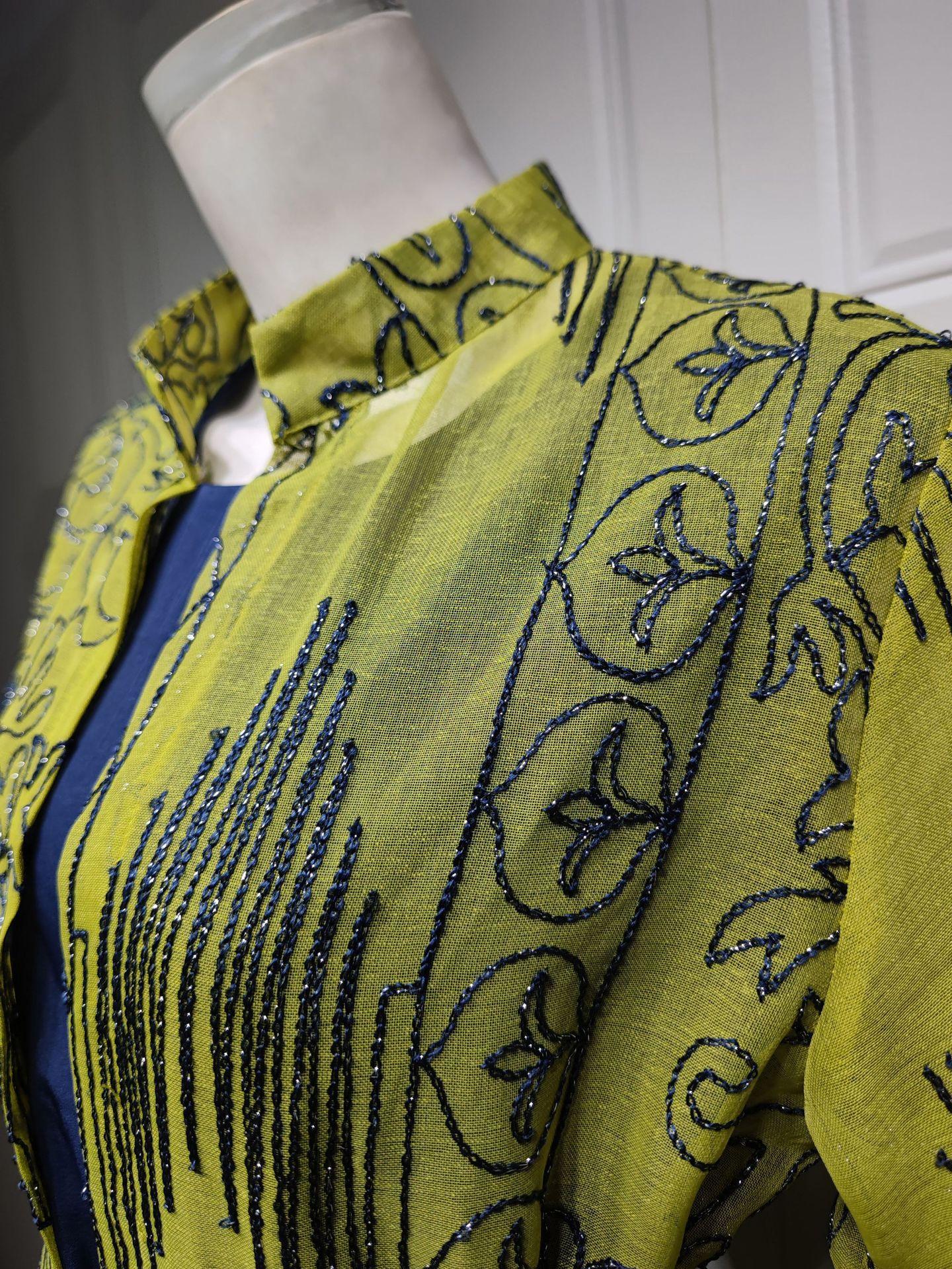 2 Pcs Suit Middle East Evening Dress Cross-border Muslim Lady Lotus Leaf Sleeve New Dress Abaya Robe