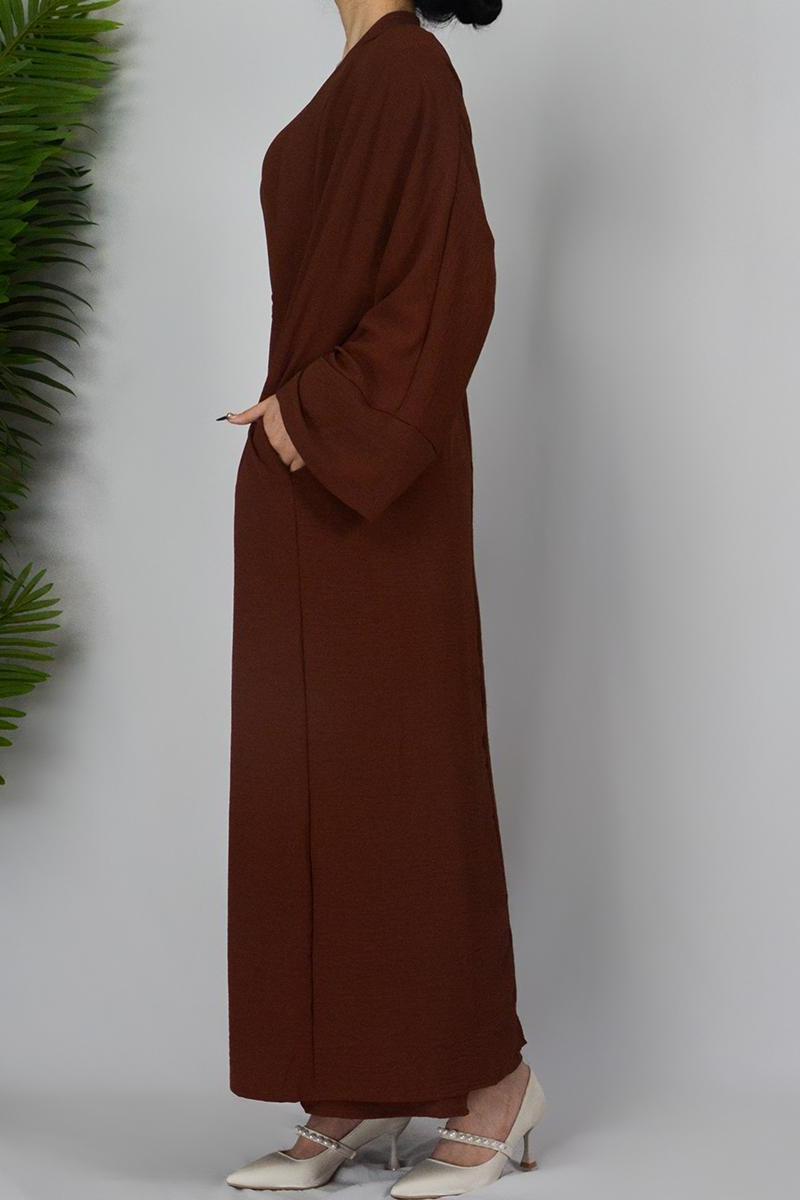 2PCS Set of Soft Robes with Lined Dresses