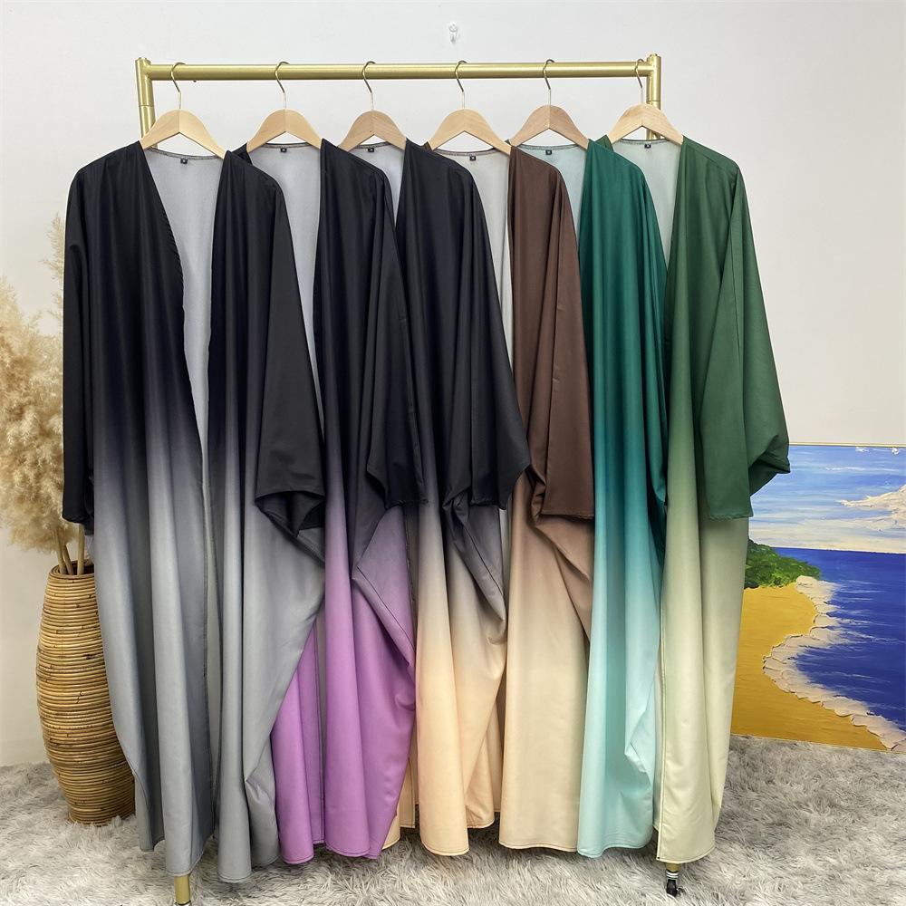 Loose Gradient Cardigan Abaya