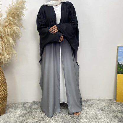 Loose Gradient Cardigan Abaya