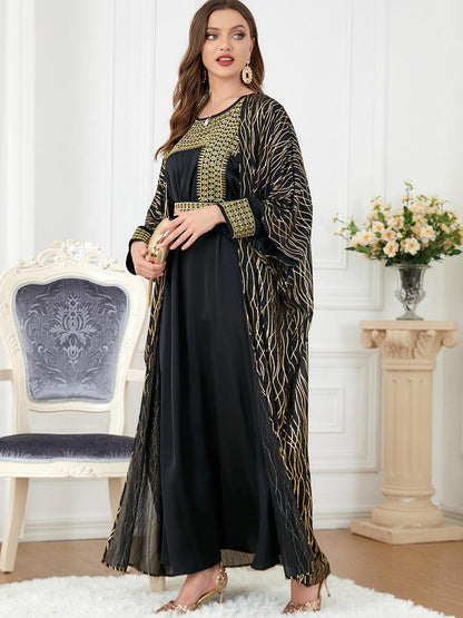 2pcs Inner Dress  with Cardigan