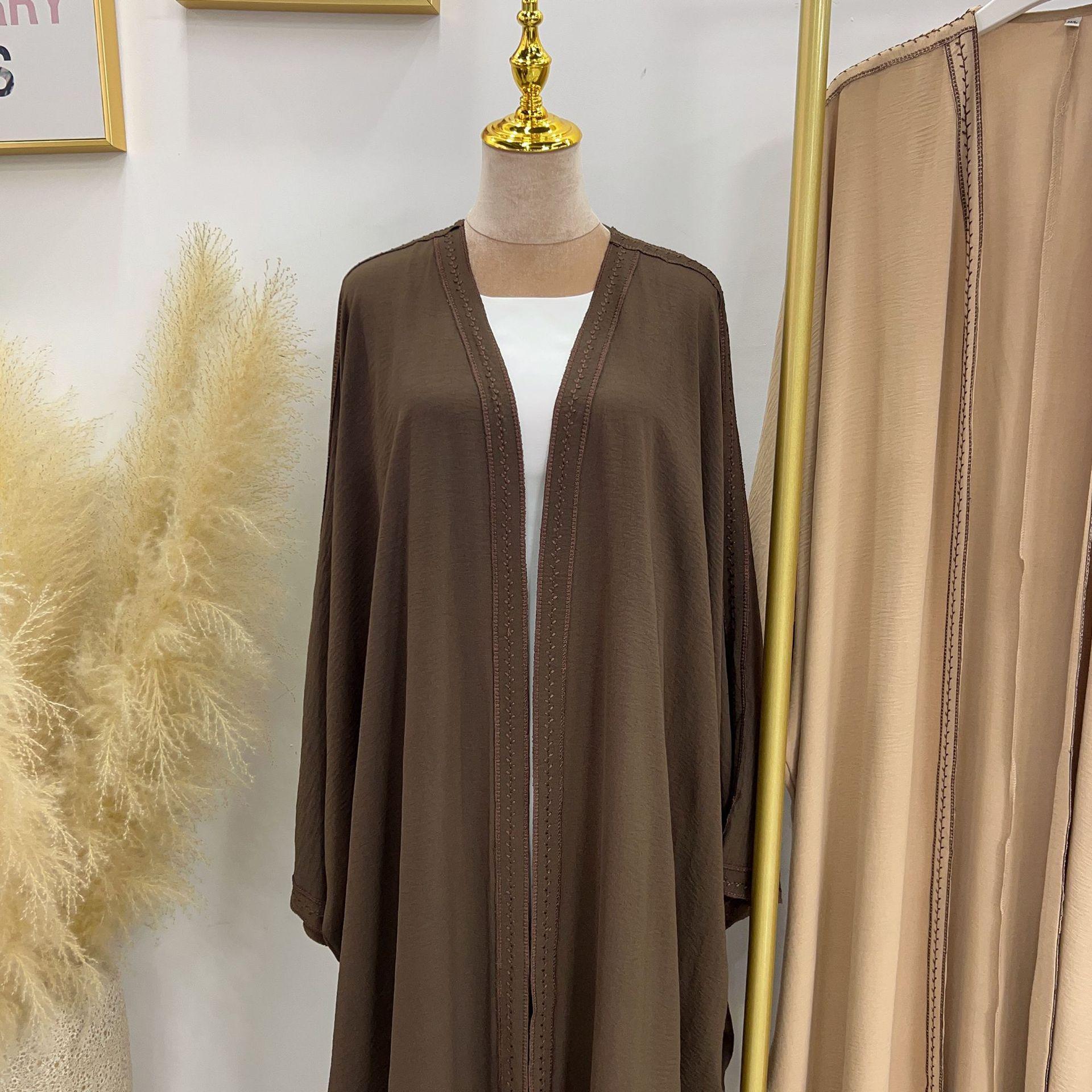 Embroidered Lace Dress Robe