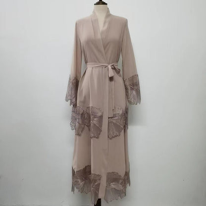 1pcs Lace Embroidery Double-Layer Cardigan