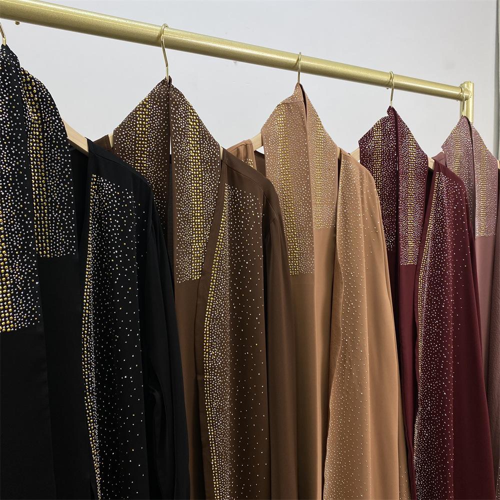 Hot Diamond Lace Up Cardigan with Pocket Dress