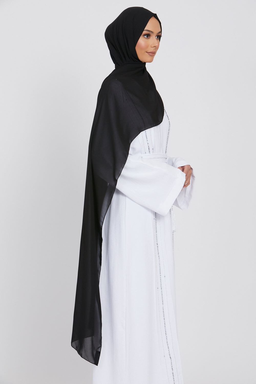 MAXI Luxury Georgette Hijab - Black