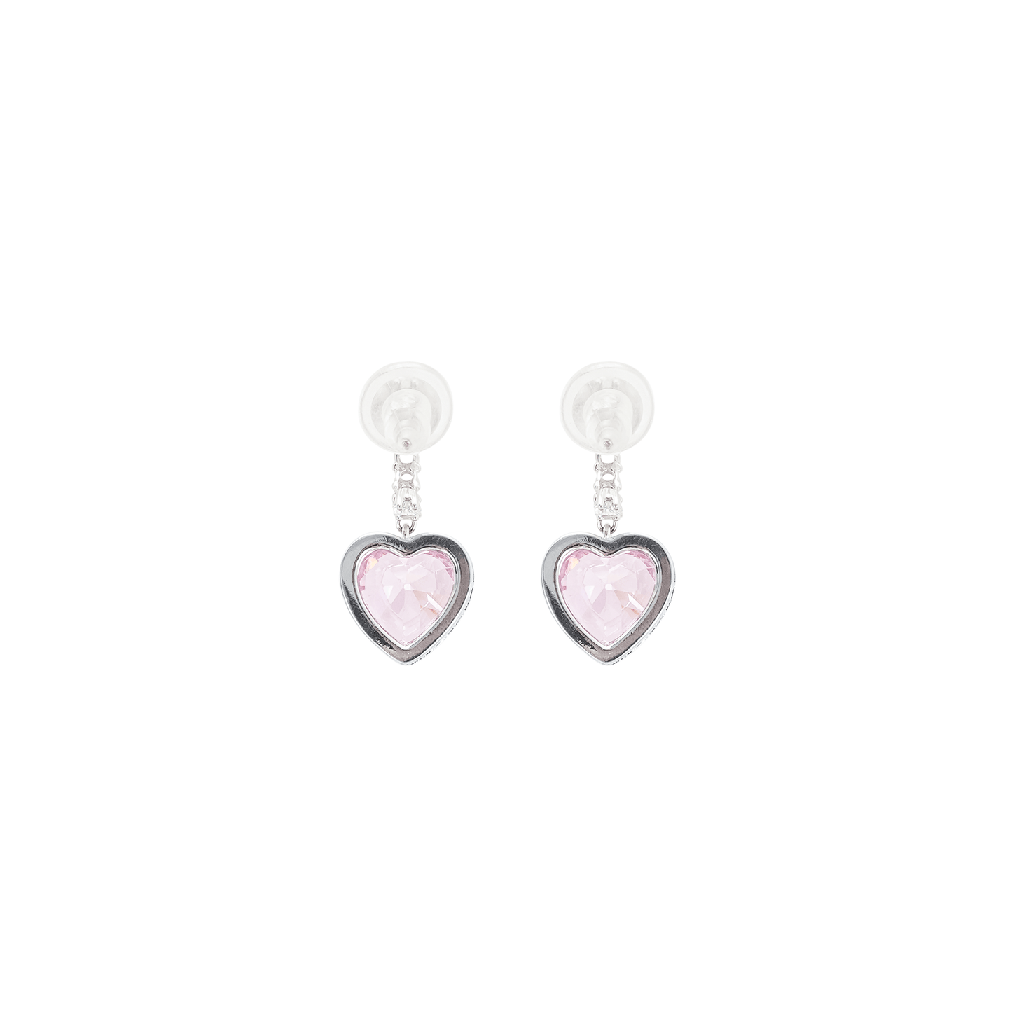 Heart pendant earring