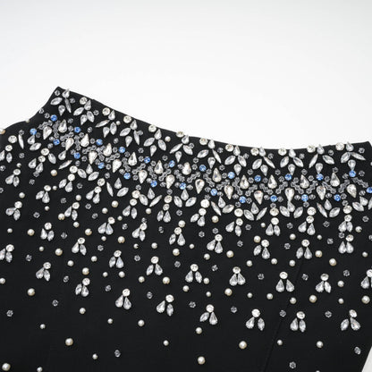 MELISANDE EMBELLISHED MINI  DRESS