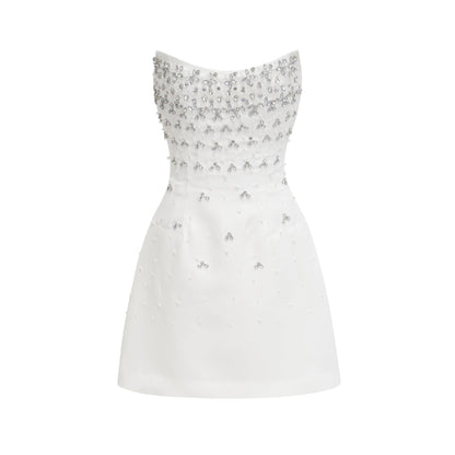 MELISANDE EMBELLISHED MINI  DRESS