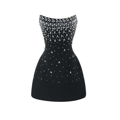 MELISANDE EMBELLISHED MINI  DRESS