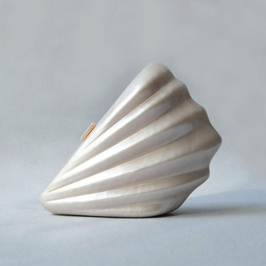 Shell | Pearl Bridal Clutch